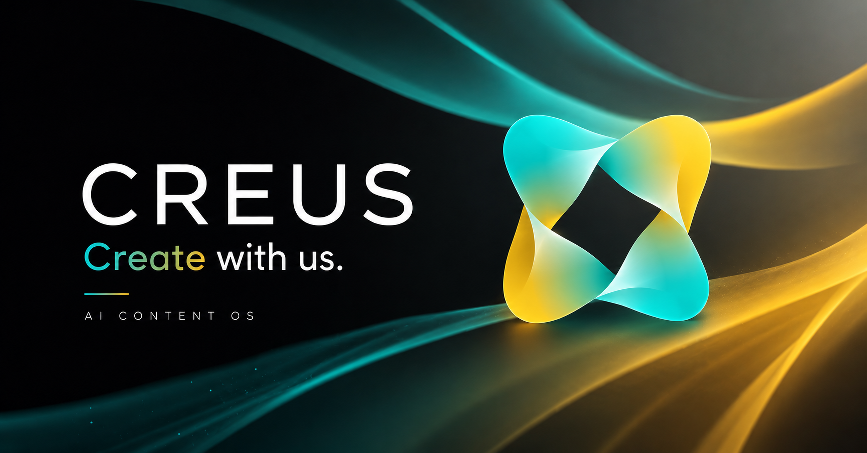 CREUS 통합 브랜드 출범 — Create with us.
